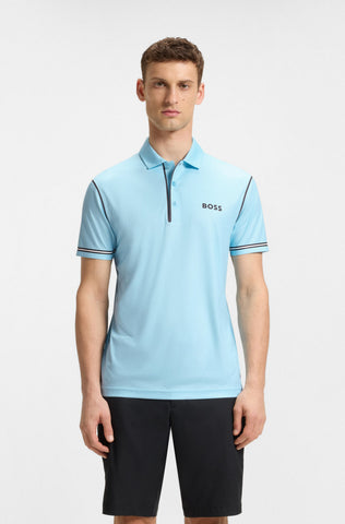 Polo BOSS Active Paddy golf Regular fit ripstop fabric