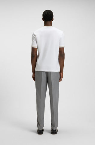 T-Shirt BOSS Slim fit de algodón Mercerizado