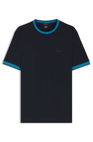 T-Shirt BOSS Slim fit de algodón Mercerizado