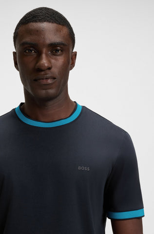 T-Shirt BOSS Slim fit de algodón Mercerizado