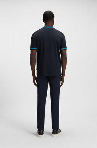 T-Shirt BOSS Slim fit de algodón Mercerizado