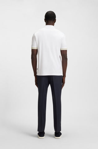 Polo BOSS de algodón mercerizado y estructurado Slim Fit