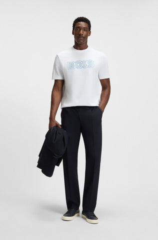 T-Shirt BOSS regular fit de algodón Logo-artwork