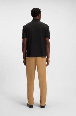 Polo BOSS de algodón mercerizado con monograma doble b bordado Regular Fit