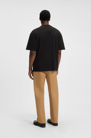 T-Shirt BOSS de algodón mercerizado con monograma Doble B Oversize Fit