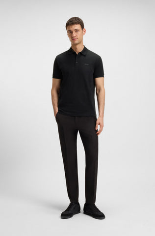 Polo BOSS jacquard Regular fit en Algodón