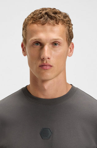 T-Shirt BOSS Oversize-fit Double B monogram