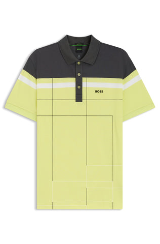 Polo BOSS Slim fit Active slim Dry fit quick-dry algodón con stretch