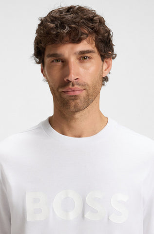 T-Shirt BOSS Relaxed fit Logo Estructurado Mirror