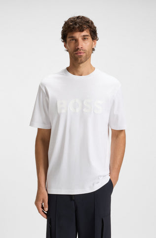 T-Shirt BOSS Relaxed fit Logo Estructurado Mirror