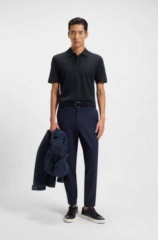 Polo BOSS Regular fit en Algodón Fino Transpirable Con Estructuras de Espiga