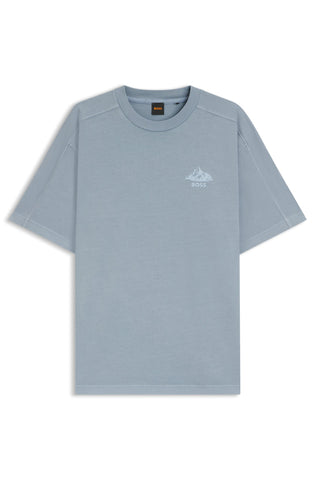 T-Shirt BOSS Relaxed-fit Con detalle en Logo