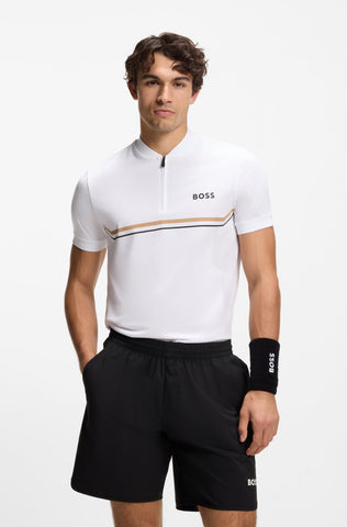 Polo Shirt BOSS Active con detalles anatómicos sin costuras Slim Fit