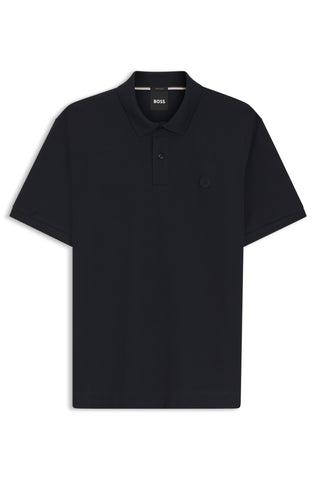 Polo Shirt BOSS de piqué de algodón con monograma Double B Regular Fit