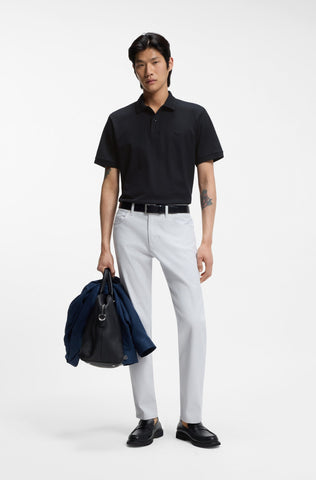 Polo Shirt BOSS de piqué de algodón con monograma Double B Regular Fit