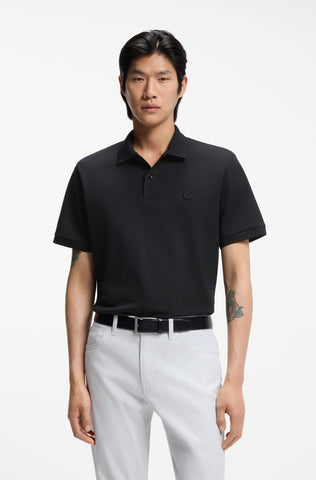 Polo Shirt BOSS de piqué de algodón con monograma Double B Regular Fit