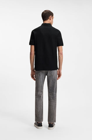 Polo Shirt BOSS de Algodón Jacquard de Monograma Regular Fit