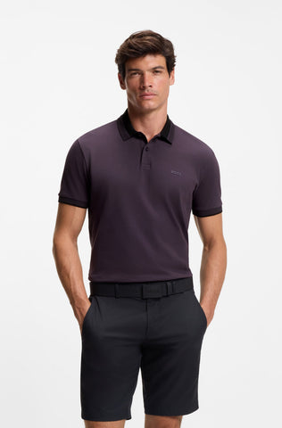 Polo BOSS de Algodón en Piqué Regular fit