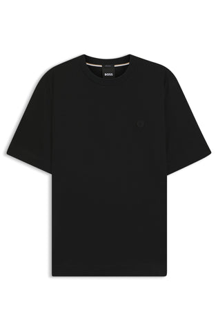 T-Shirt BOSS de algodón mercerizado con monograma de doble B Relaxed Fit
