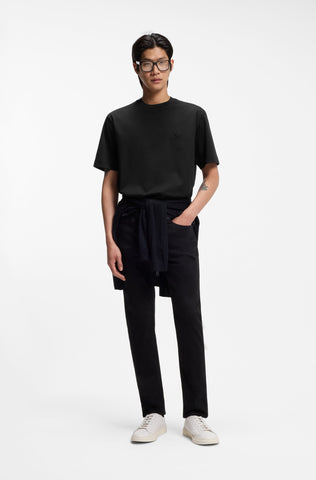 T-Shirt BOSS de algodón mercerizado con monograma de doble B Relaxed Fit