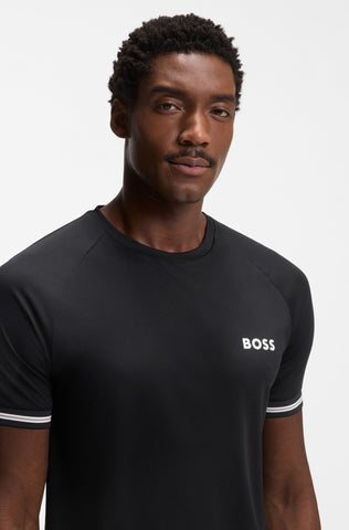 Camiseta BOSS TS_TOC Serve 2 Slim Fit - Negro