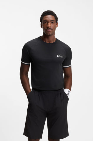 Camiseta BOSS TS_TOC Serve 2 Slim Fit - Negro