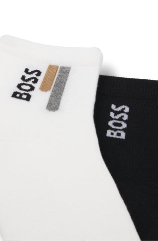 Pack de 2 Medias Cortas BOSS con Logo Multicolor