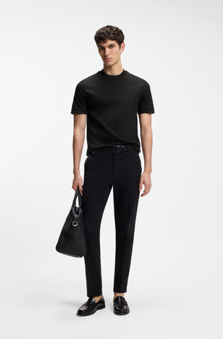 T Shirt BOSS Mercerizado Regular Fit con Detalles en Contraste