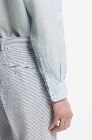 Camisa BOSS H-Liam-BD-E-C1 de Lino – Celeste