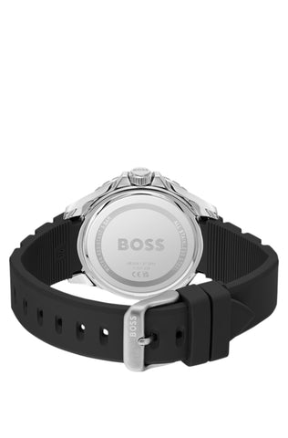 Reloj Boss Tropper Dial Negro y Correa de Silicona