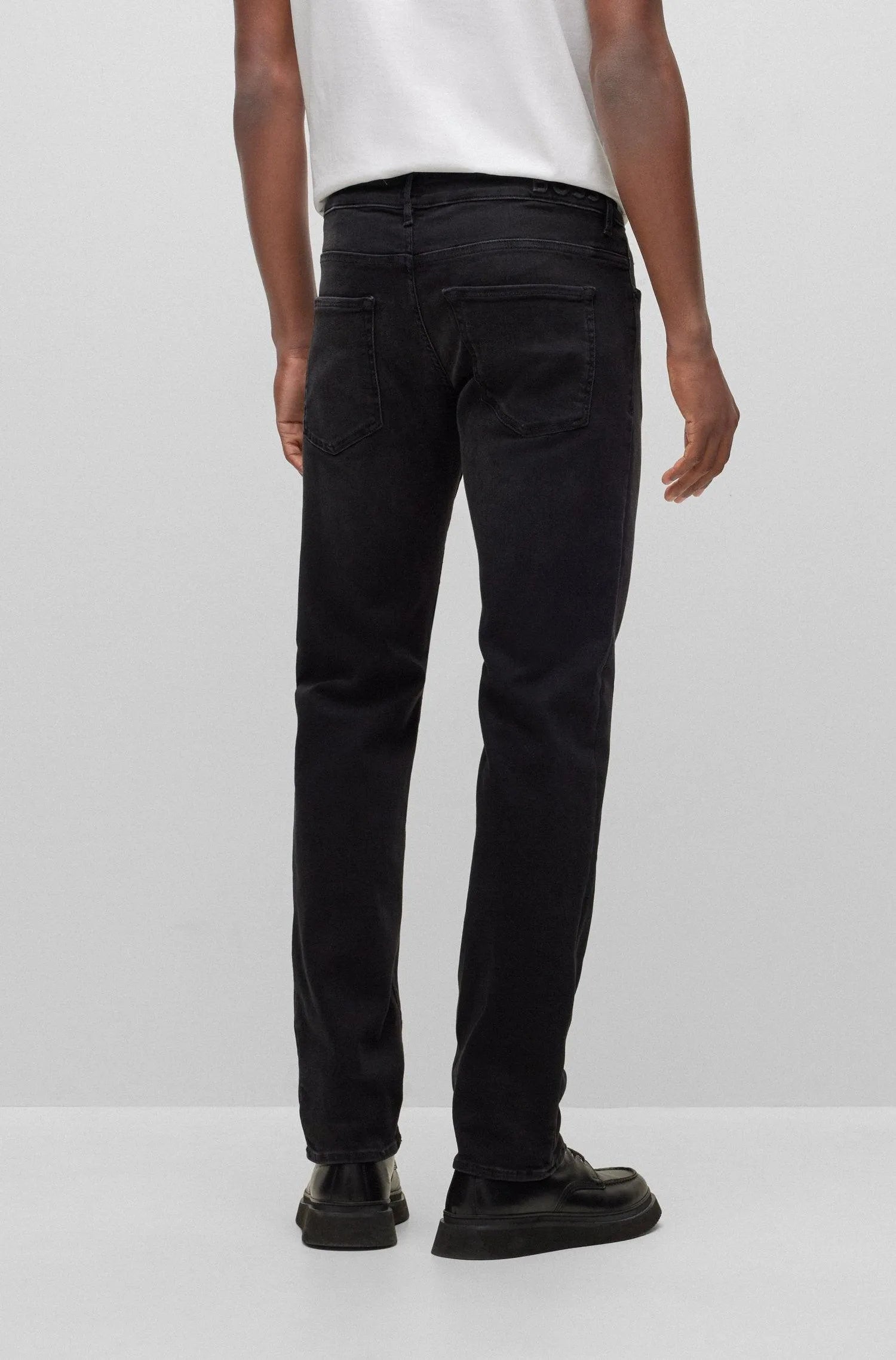 Jeans Boss Slim Fit In Black-Black Supreme-Movement - tiendadicons.com