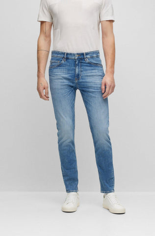 Jeans Boss Slim Fit Mid-Blue Italian Made - tiendadicons.com
