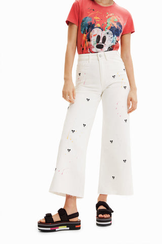 Jeans Culotte Desigual x Disney - tiendadicons.com