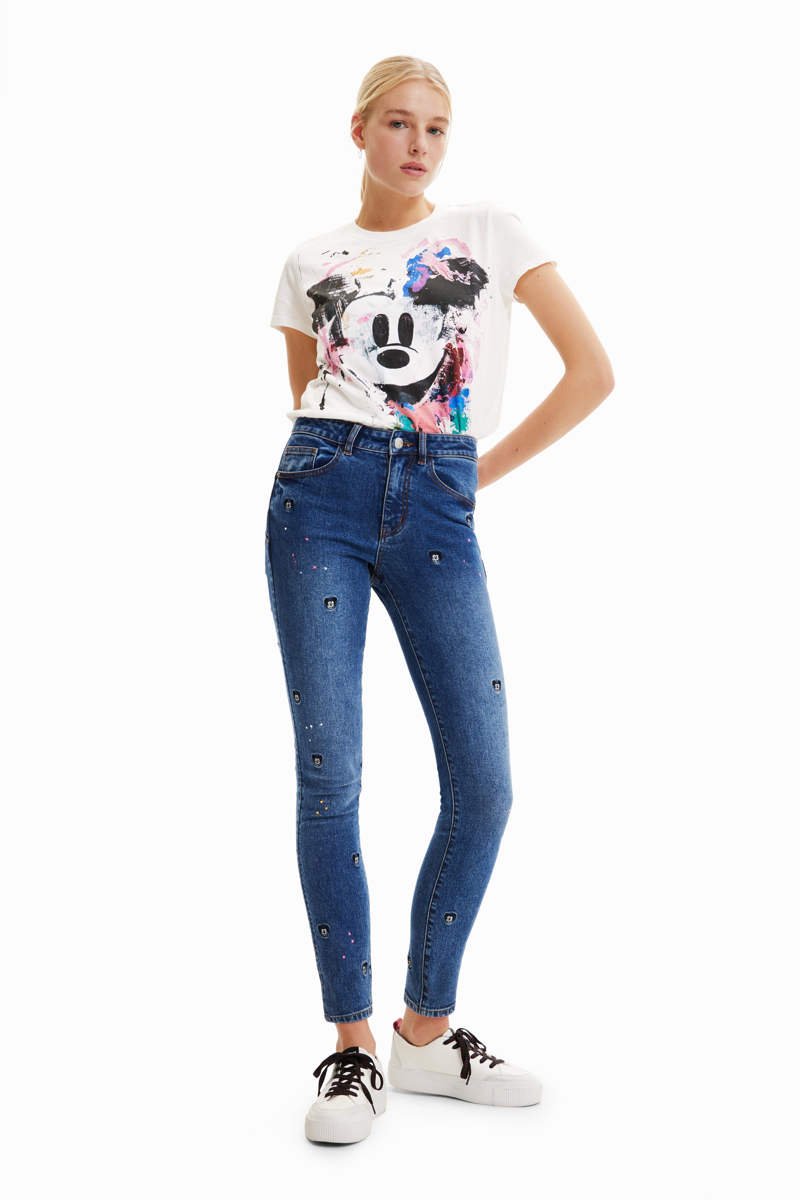 Jeans Desigual x Disney Slim - tiendadicons.com