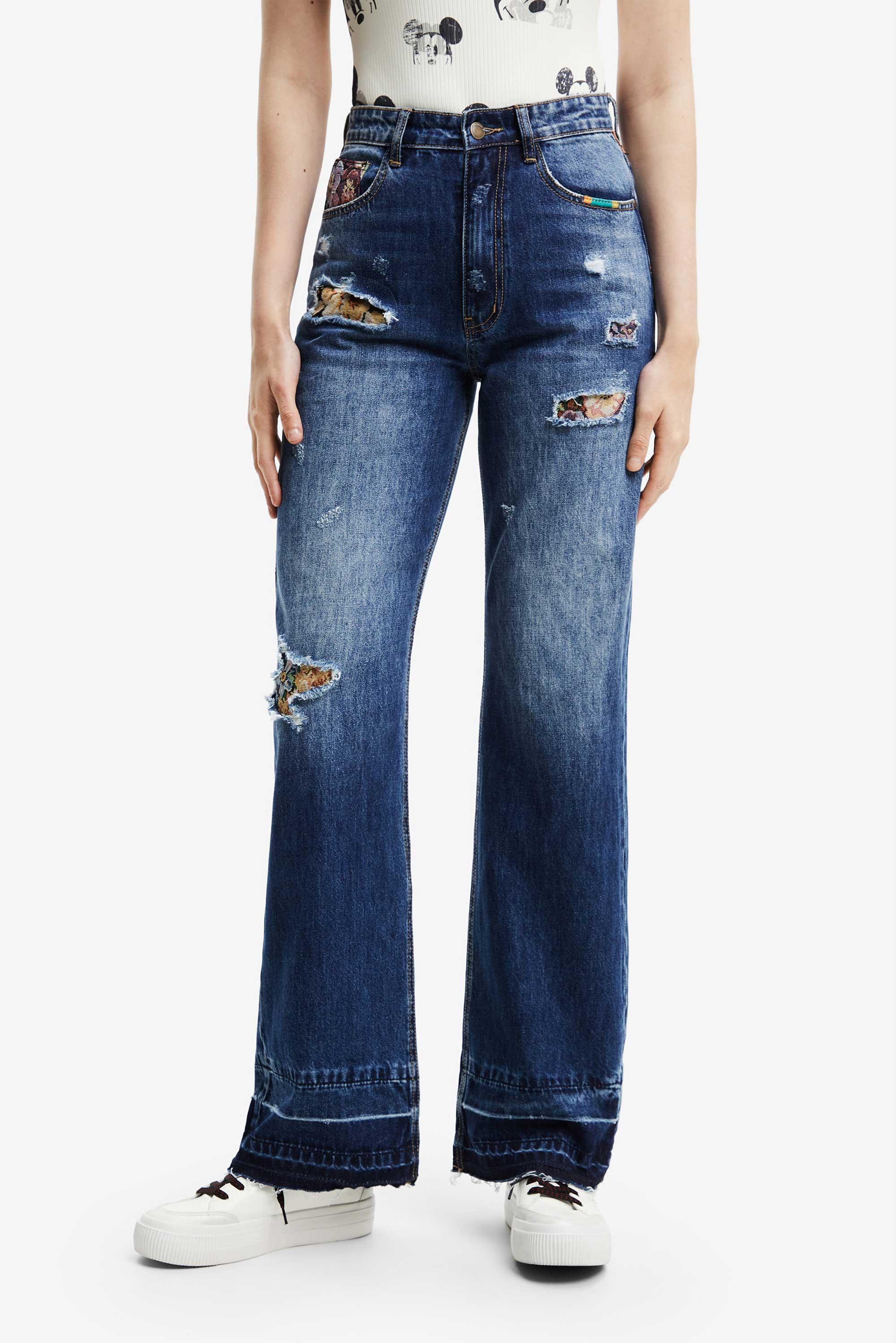 Jeans Vaqueros Wide leg Desigual - tiendadicons.com