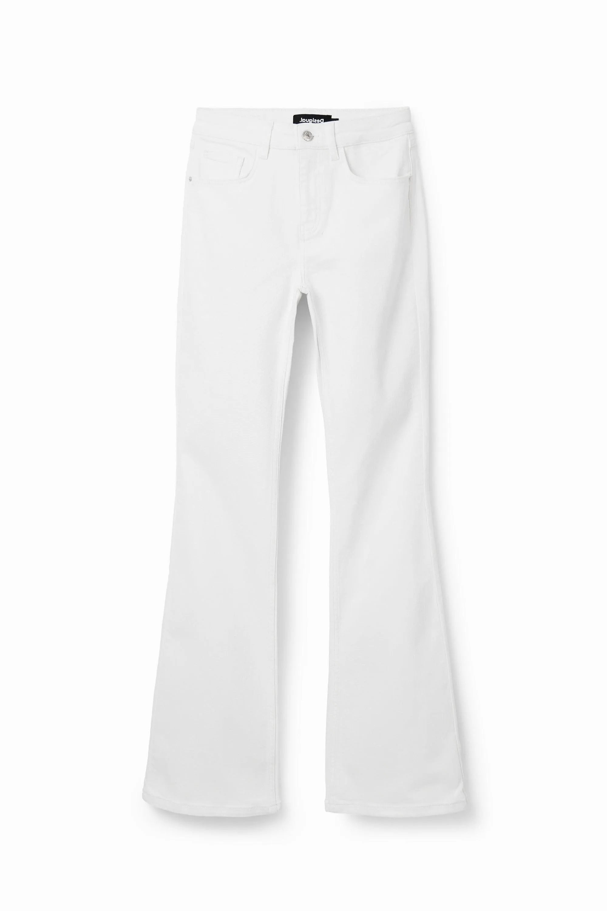 Long Flare Desigual White - tiendadicons.com