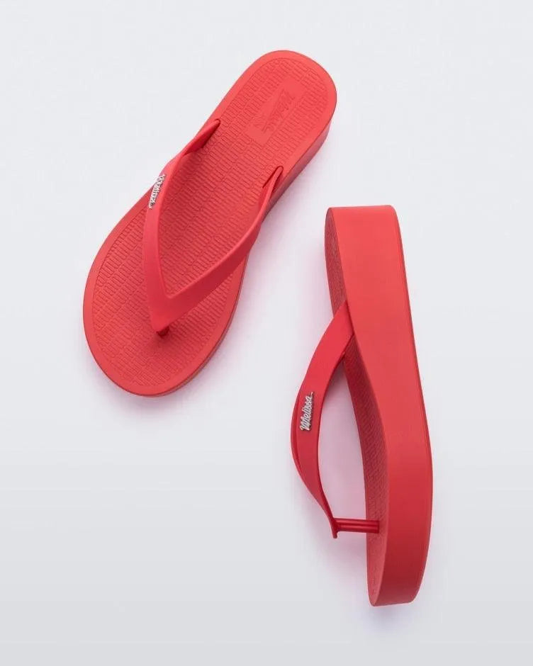 Melissa Sun Venice Plataforma - Rojo - tiendadicons.com