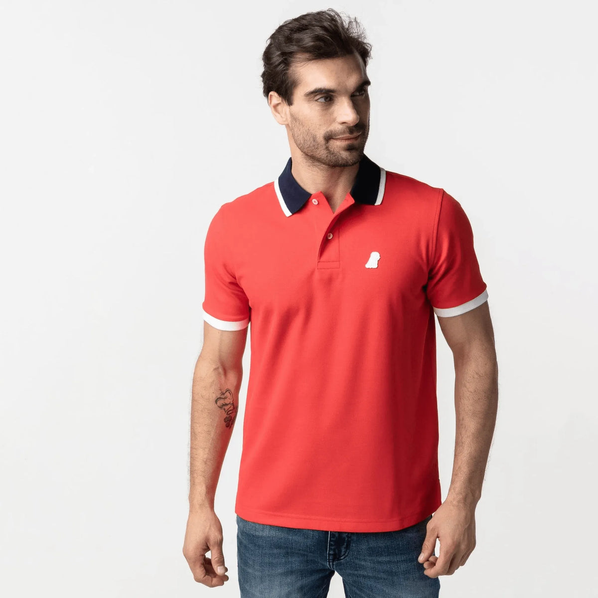 Polo James Bark Contrast Neck Regular fit