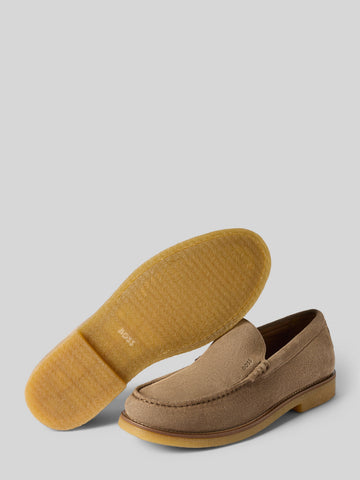 Mocasines BOSS Kope_Mocc_sdd de Gamuza – Beige