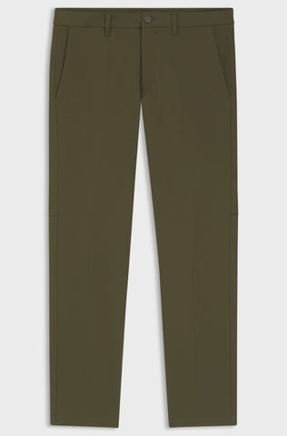 Pantalón BOSS T_Commuter-Slim Slim Fit 4-Way Stretch – Verde Oliva