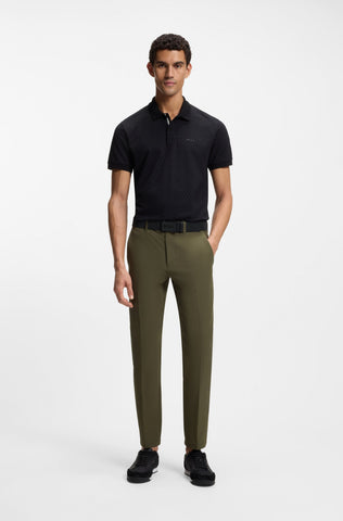 Pantalón BOSS T_Commuter-Slim Slim Fit 4-Way Stretch – Verde Oliva