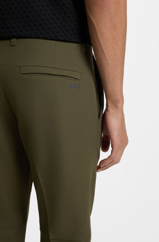 Pantalón BOSS T_Commuter-Slim Slim Fit 4-Way Stretch – Verde Oliva