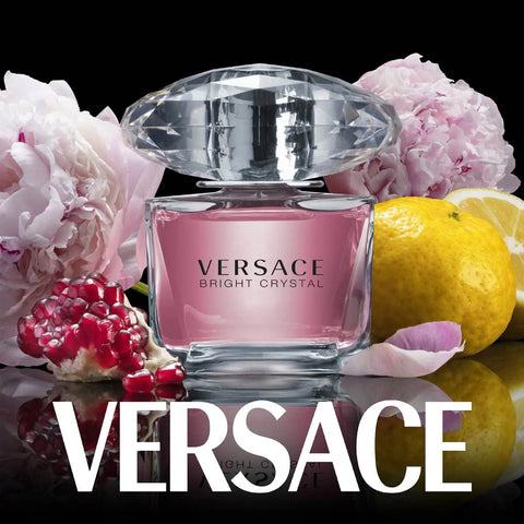 Perfume Versace Bright Crystal Eau de Toilette 3 oz - Para mujer