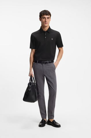 Polo BOSS C-Parris 01 Regular Fit de Algodón – Negro