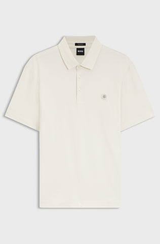 Polo BOSS C-Parris 01 Regular Fit de Algodón – Blanco
