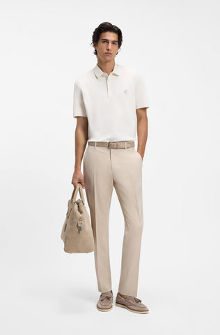 Polo BOSS C-Parris 01 Regular Fit de Algodón – Blanco