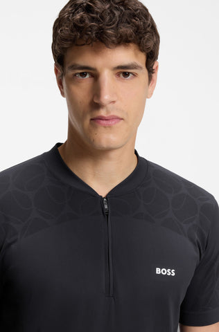 Polo BOSS PL_TOC Game 2 Slim Fit Quick-Dry – Azul Oscuro