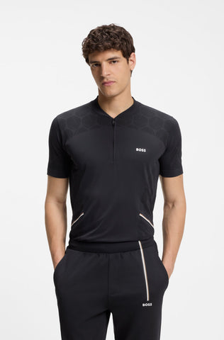 Polo BOSS PL_TOC Game 2 Slim Fit Quick-Dry – Azul Oscuro