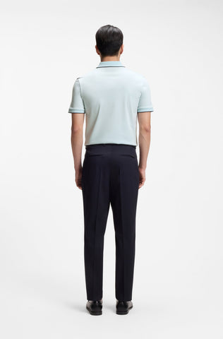 Polo BOSS H-Phillipson 195 Slim Fit de Algodón Mercerizado – Azul Claro