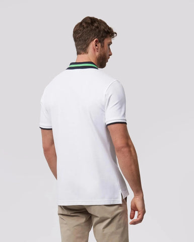 Polo Psycho Bunny Alva Pique Fashion - Blanco - tiendadicons.com